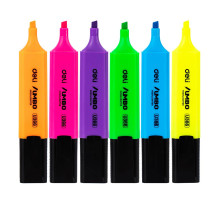 Набор маркеров-текстовых 6 цвета 1-5 мм Deli Jumbo , Китай