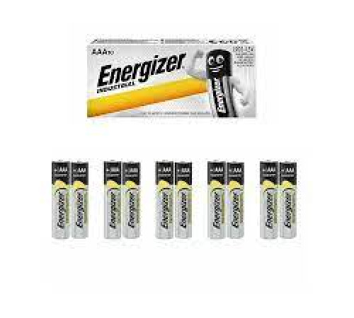 Батарейка LR03 AAA Energizer Industrial Алкалайн упаковка 10 шт., Китай