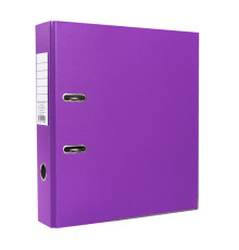 Папка регистратор А4, ПВХ Эко, 75 мм. "Deli" фиолетовый, Китай