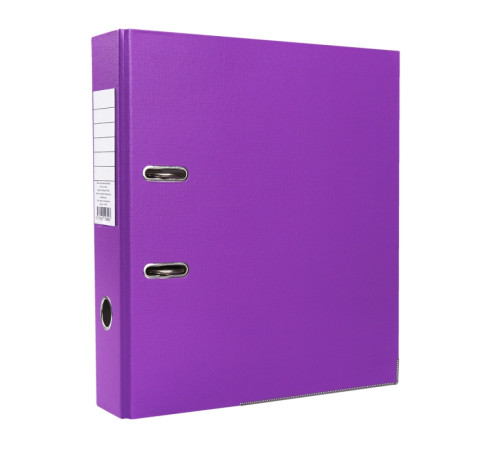 Папка регистратор А4, ПВХ Эко, 75 мм. "Deli" фиолетовый, Китай