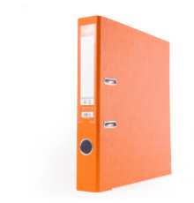 Папка регистратор А4, ПВХ Эко, 50 мм."Deli" оранжевый, Китай