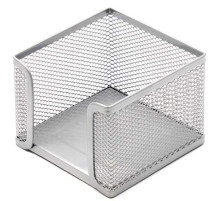 Бокс 105*105*80мм металл д/бум д/зам  Форпус металл сетка серебрист. Латвия