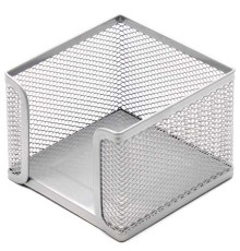 Бокс 105*105*80мм металл д/бум д/зам  Форпус металл сетка серебрист. Латвия