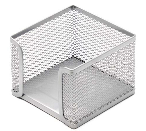 Бокс 105*105*80мм металл д/бум д/зам  Форпус металл сетка серебрист. Латвия