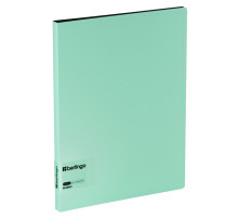 Папка с пружинным скоросшивателем Berlingo "Instinct" А4, мятный, 17мм, 700мкм, пластик,с карм. РФ