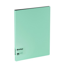 Папка с пружинным скоросшивателем Berlingo "Instinct" А4, мятный, 17мм, 700мкм, пластик,с карм. РФ