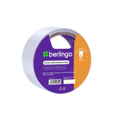 Клейкая лента двусторонняя полипропиленовая Berlingo, 38 мм*8 м, РФ
