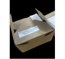 Контейнер 600 мл, однор. бумажный Fold Box Крафт, 130*105*65( 50шт/упак) РФ