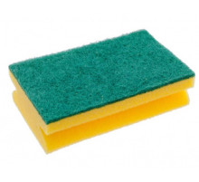 Губка профильная, с абразивом, 150х90х43 мм, РБ