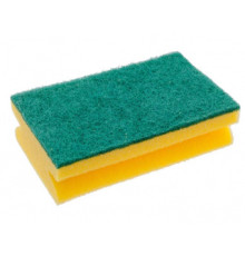 Губка профильная, с абразивом, 150х90х43 мм, РБ