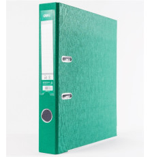 Папка регистратор А4, ПВХ Эко, 50 мм."Deli" зелёный, Китай