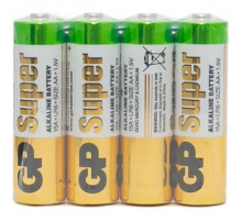 Батарейка LR6 AA GP Super алкалиновые 4шт/упак, Китай