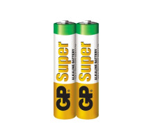 Батарейка LR03 AAA GP Super алкалиновые 2шт/упак, Китай