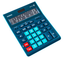 Калькулятор 12р GR-12 Casio синий. 35*155*209мм, Филиппины