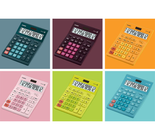 Калькулятор 12р GR-12 Casio оранжевый. 35*155*209мм, Филиппины