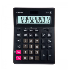 Калькулятор 12р GR-12 Casio черный. 35*155*209мм, Филиппины