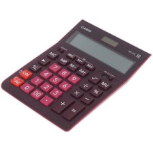 Калькулятор 12р GR-12 Casio бордовый. 35*155*209мм, Филиппины