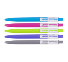 Ручка шарик/автомат.стерж.синий HAUSER Quick,корпус ассорти,  Индия