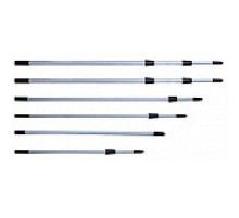 Ручка телескопическая д/мытья окон 2,4 м, 2 секции "IT-0251" алюминий, РФ