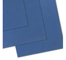 Обложка (перф.) картон под кожу синяя 230г/м 100шт, blue, Китай