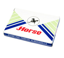 Подушка штемпельная  55х90 мм синяя, GROSS, Китай