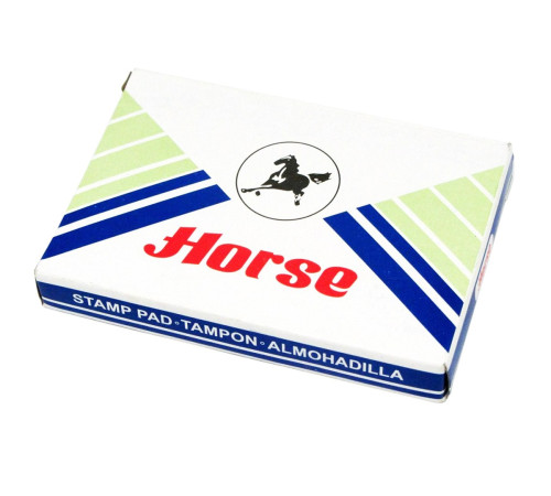 Подушка штемпельная  55х90 мм синяя, GROSS, Китай