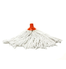 Насадка круглая для швабры МОП сменная. Хлопок 80%, полиэстер 20%, 0,2 кг, длина 24см, РБ