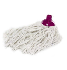 Насадка круглая для швабры МОП сменная. Хлопок 80%, полиэстер 20%, 0,28 кг, длина 28см, РБ