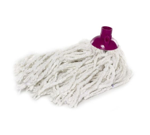 Насадка круглая для швабры МОП сменная. Хлопок 80%, полиэстер 20%, 0,28 кг, длина 28см, РБ