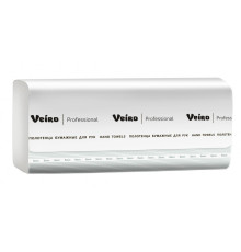 Полотенца бумажные Veiro Professional Basic V-сложения - однослойные, 210*216мм. РФ
