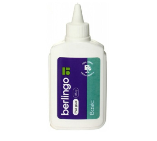 Клей ПВА 85г Berlingo, РФ