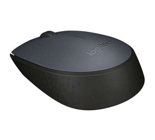 Мышь беспроводная Logitech М170, Grey Logitech, 3 кнопки, колесо с наж., цвет черный/серый,  Китай