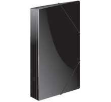 Папка на резинках  А4 Berlingo "Standard" черная, 600мкм, РФ