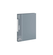 Папка c пружинным скоросшивателем Berlingo Standart А4, 0,7 мм,700 мкм серая, с внут. карманом,РФ