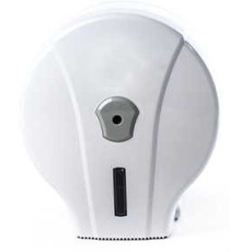 Диспенсер туалетной бумаги в больших рулонах пластик белый, Турция