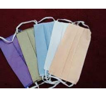 Маска декоративная многоразовая (Белая/бежевая), х/б, ML800023, РБ