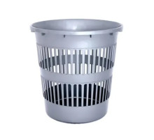 Корзина для мусора 11 л МП сетчатая,серая, РФ