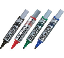 Маркер для доски С ПОДКАЧКОЙ черный Pentel "максифло", ЯПОНИЯ