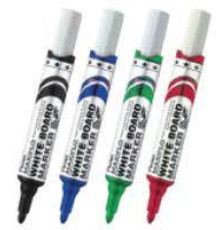 Маркер для доски С ПОДКАЧКОЙ красный  Pentel "максифло", ЯПОНИЯ