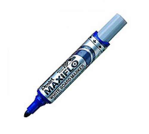 Маркер для доски С ПОДКАЧКОЙ синий   Pentel "максифло", ЯПОНИЯ