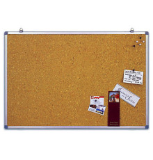 Доска 45*60 см пробковая  в алюмин.профиле GROSS офисная, Китай