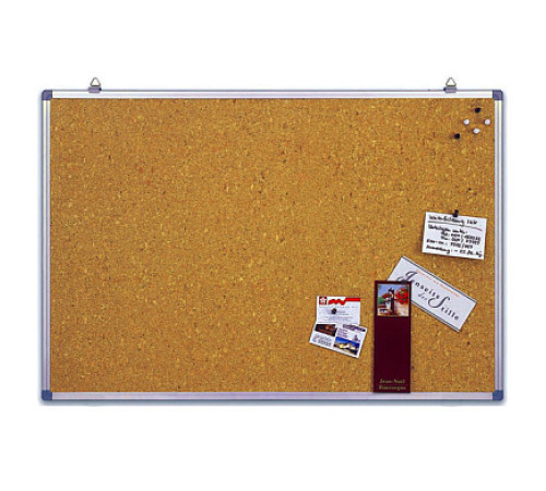 Доска 45*60 см пробковая  в алюмин.профиле GROSS офисная, Китай