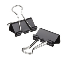 Зажим для бумаг 32 мм чёрный, (12шт/уп),Китай