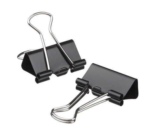 Зажим для бумаг 32 мм чёрный, (12шт/уп),Китай
