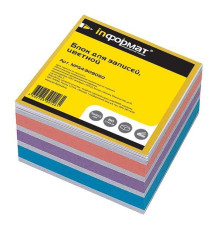 Блок бумаги для заметок цветной проклеен 90*90*50 мм "inФОРМАТ" inФОРМАТ 80 г/м2,РФ