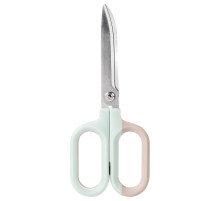 Ножницы 18 см "Deli NS055" белые,из нержавеющей стали,Китай
