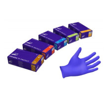 Перчатки нитрил. неопудр. текстур, Nitrylex Violet PF Protect р S 100 шт/упак,РС000500824-4 Тайланд