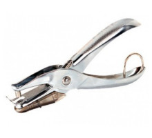 Дырокол 1 отверстие "One-Hole" Kangaro серебристый. (до 10 листов). Индия