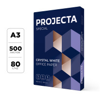 Бумага офисная А3 (297*420мм) PROJECTA Special, марка B, 80г/м2, 500л, РФ