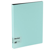 Папка на 4 кольца Berlingo "Instinct" А4, 35мм, 700мкм, D-кольца, с внутр. карманом, аквамарин,Китай